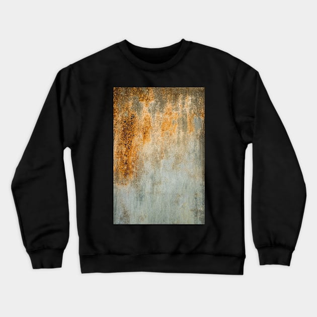 Rusty metal texture background Crewneck Sweatshirt by homydesign